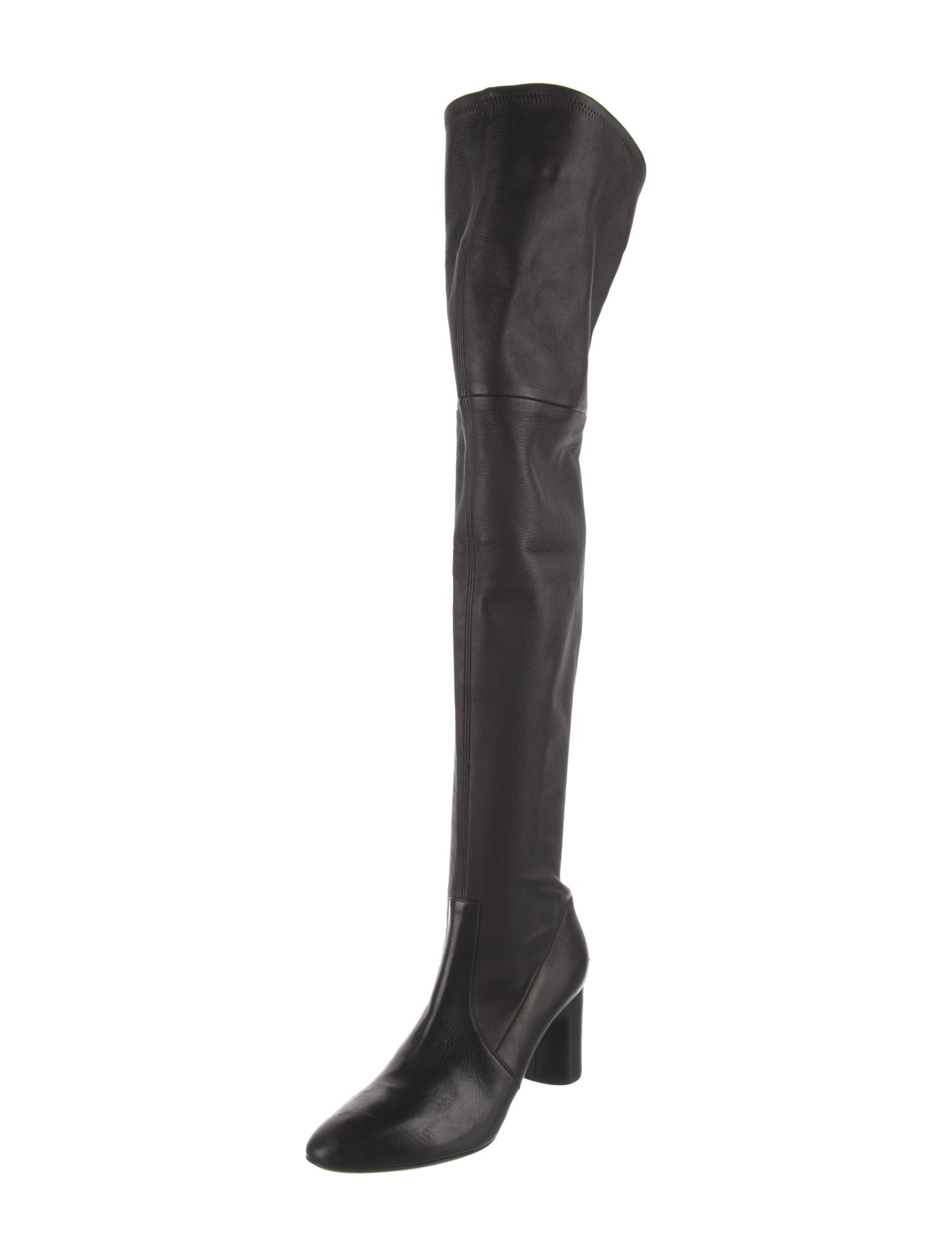 Casadei Leather Crystal Embellishments Boots