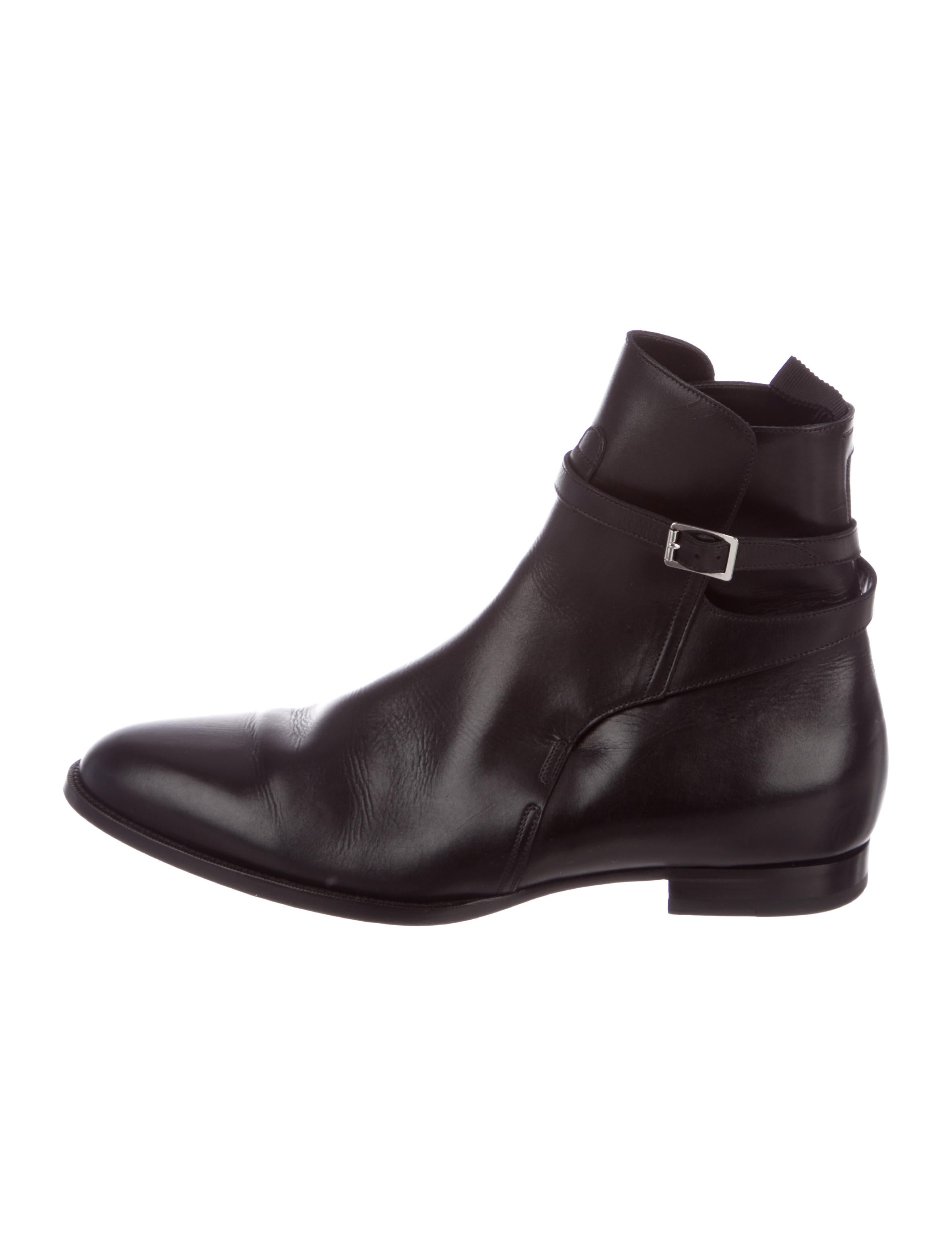 Celine Jacno Jodhpur Ankle Boots - Black Boots, Shoes - CEL102260 
