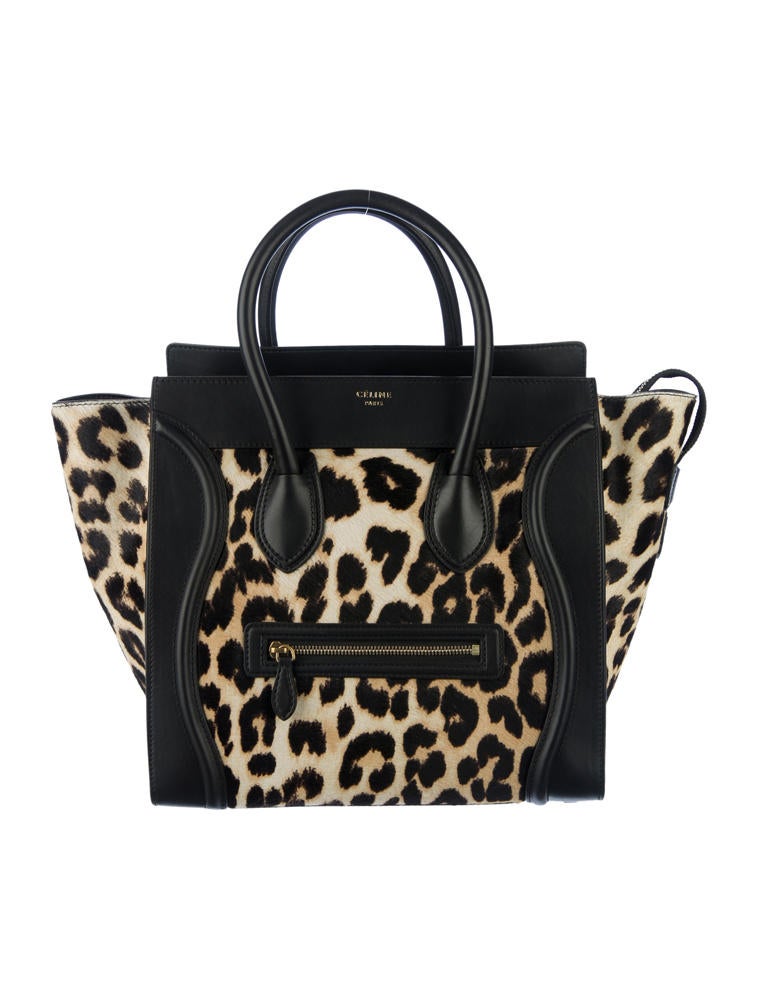 Celine Céline Ponyhair Mini Luggage Tote