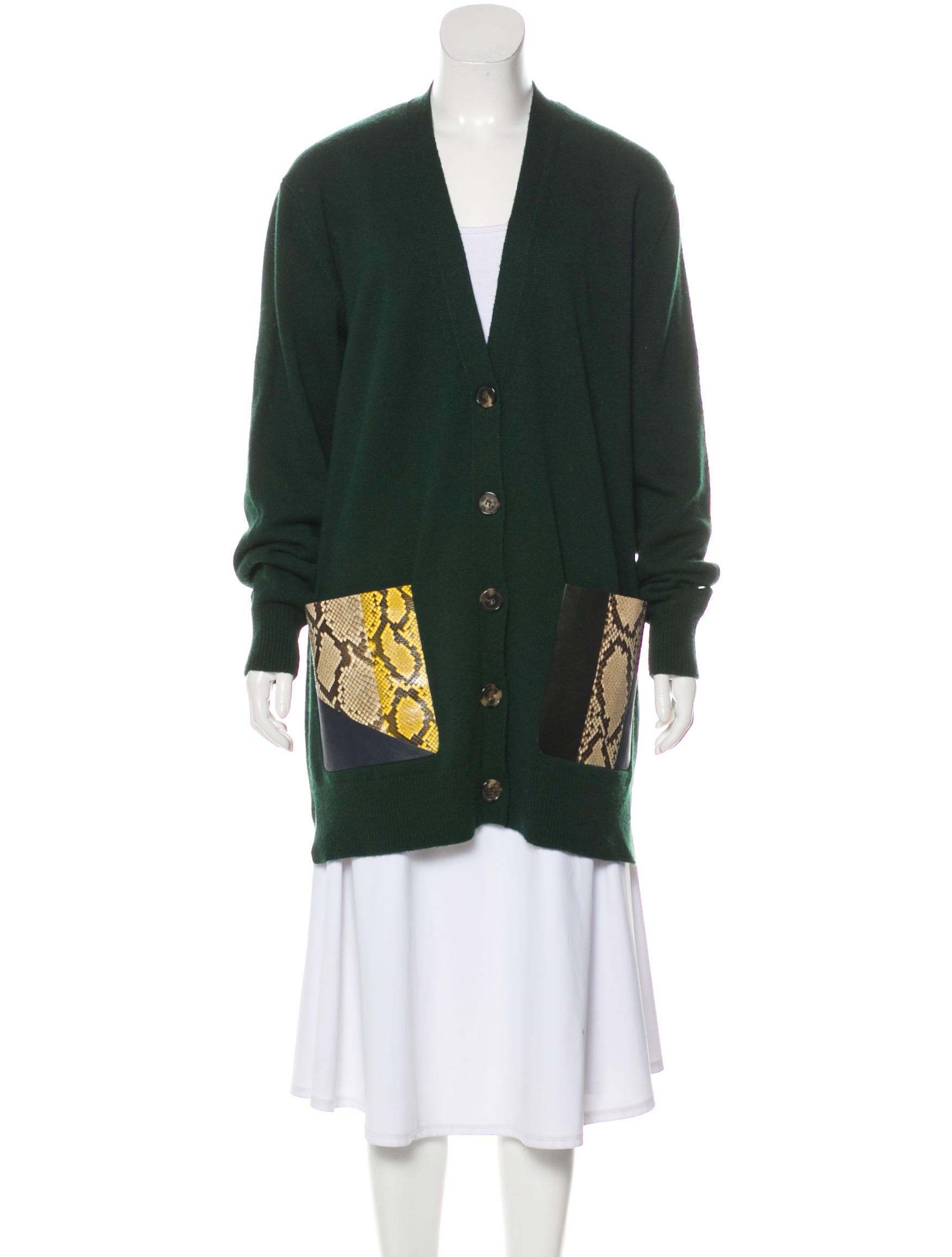 Celine Cashmere Knit Cardigan - Clothing - CEL113553 | The RealReal