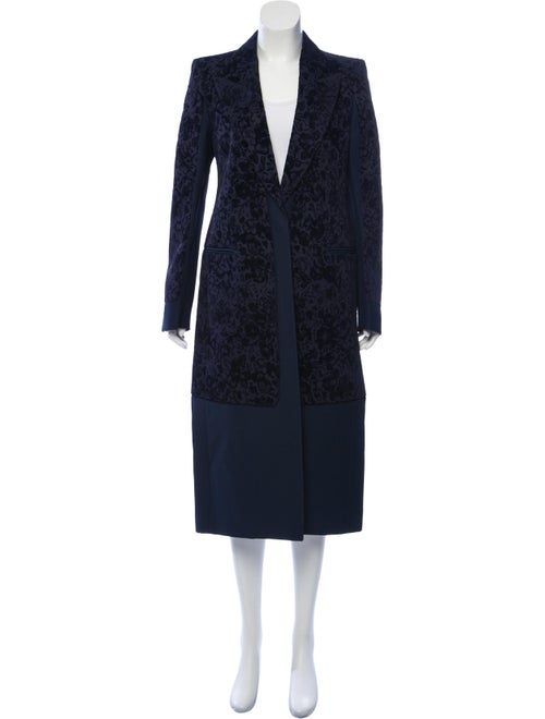 Celine Jacquard Long Coat