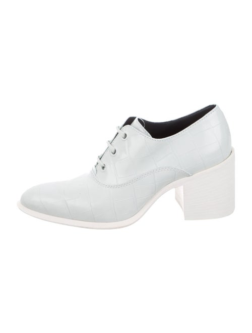 Celine Crocodile Oxford Pumps