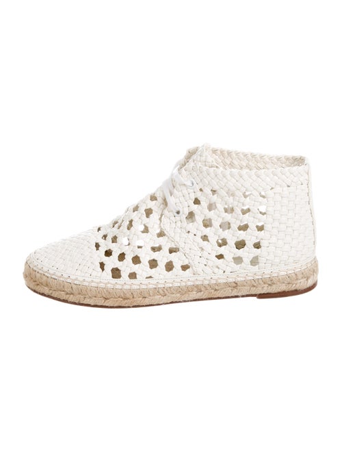Celine Leather Espadrille Sneakers