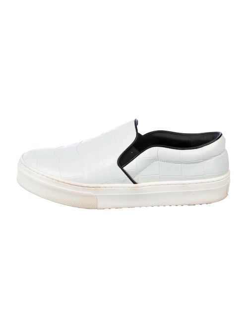 Celine Leather Sneakers Blue