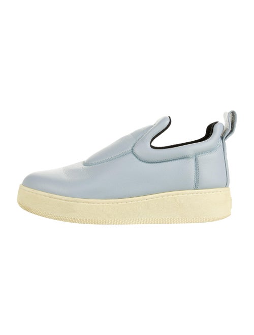 Celine Leather Sneakers Blue