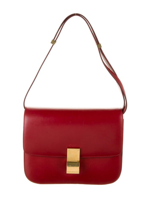 Celine Medium Classic Bag Red