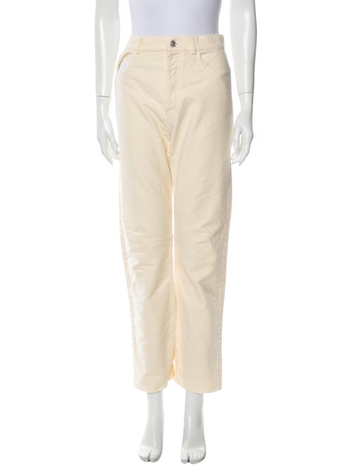 Celine Straight Leg Pants Yellow
