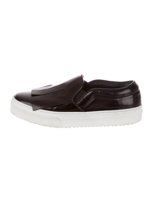 Celine Leather Sneakers Black