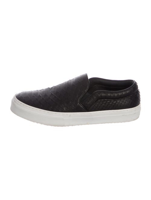Celine Snakeskin Sneakers Black