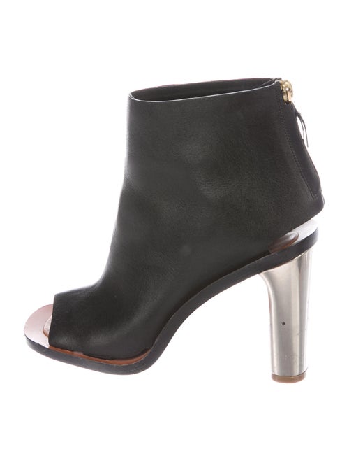 Celine Leather Boots Black