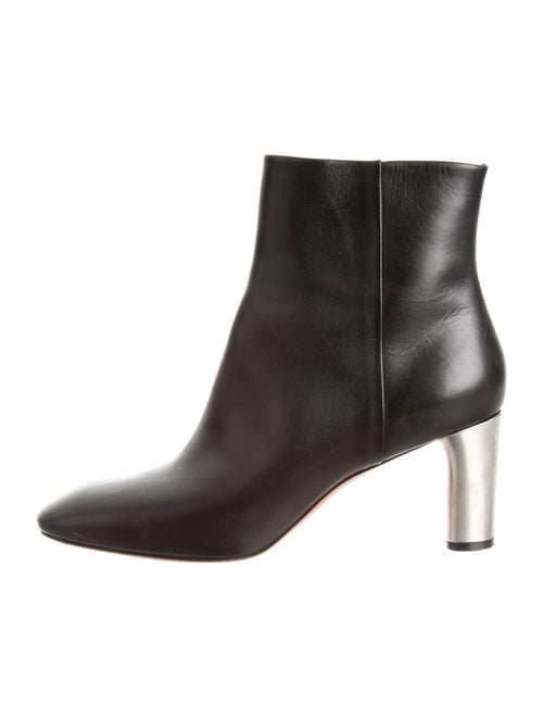 Celine Leather Boots Black