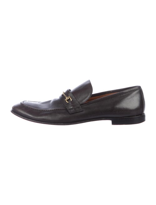 Celine Leather Loafers Black