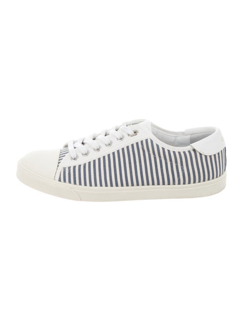 Celine Striped Sneakers Blue