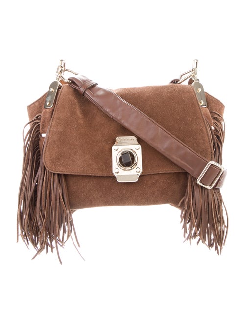 Celine Suede Dimitri Hobo bag Brown