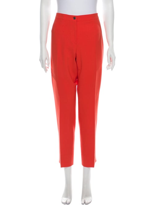 Celine Wool Straight Leg Pants Wool