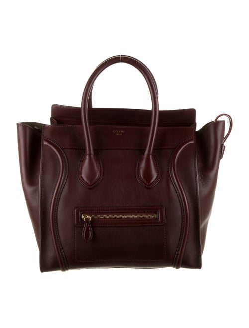 Celine Mini Luggage Tote Plum