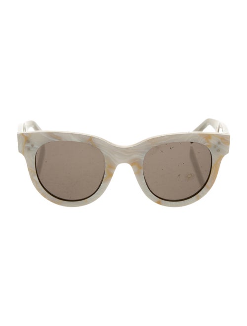 Celine Tinted Cat-Eye Sunglasses White