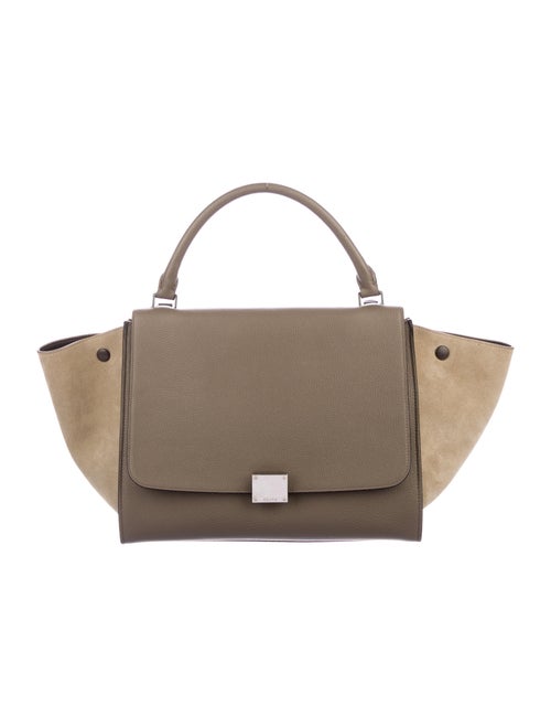 Celine Medium Trapeze Bag Olive