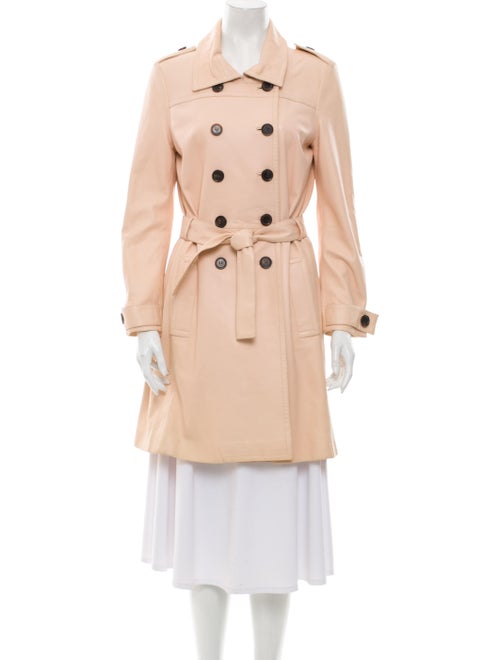 Celine Lamb Leather Trench Coat