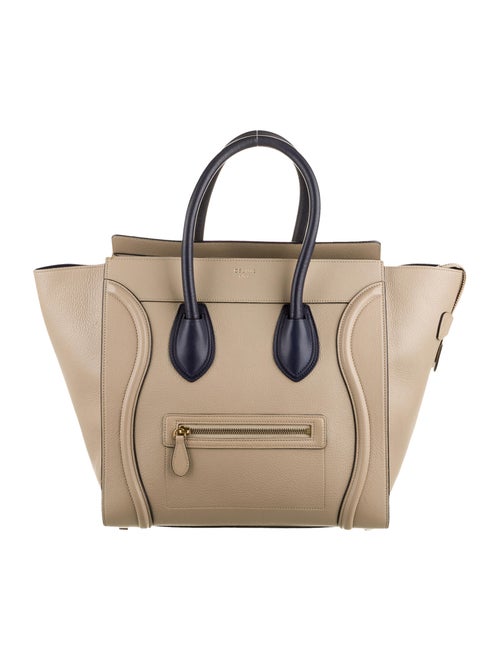 Celine Mini Luggage Tote Tan