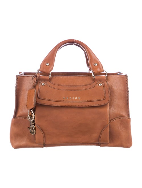 Celine Vintage Leather Boogie Bag gold
