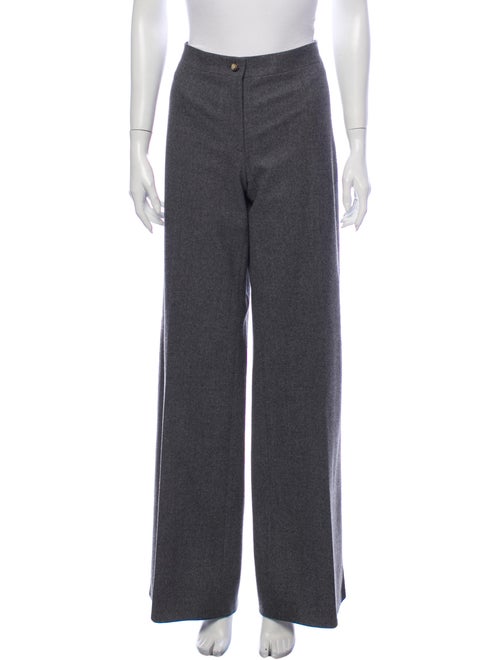 Celine Wool Wide Leg Pants Wool