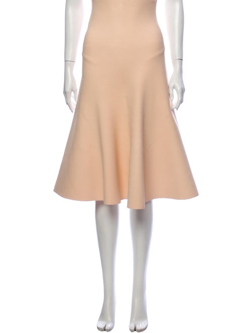 Celine Midi Length Skirt Orange