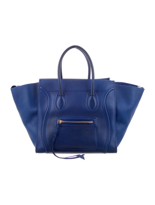 Celine Medium Phantom Luggage Tote Blue
