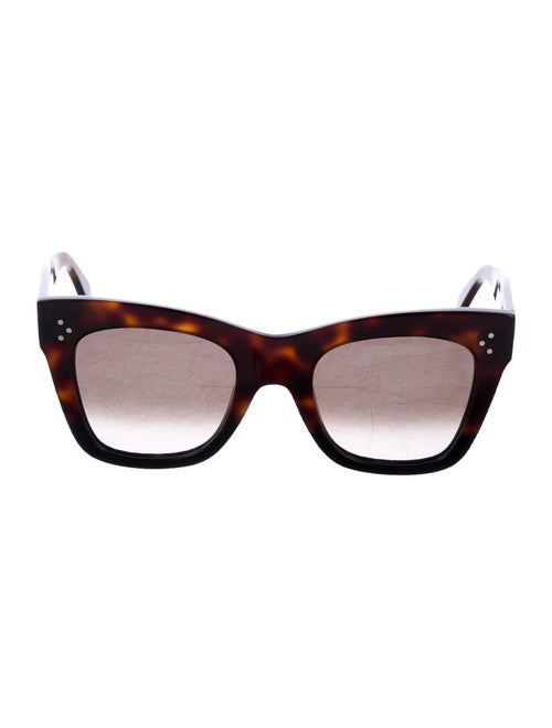 Celine Catherine Gradient Sunglasses Brown