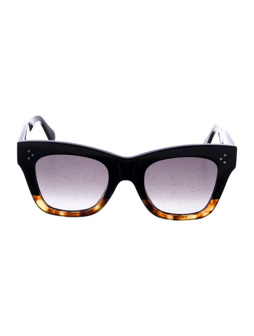 Celine Square Gradient Sunglasses Black