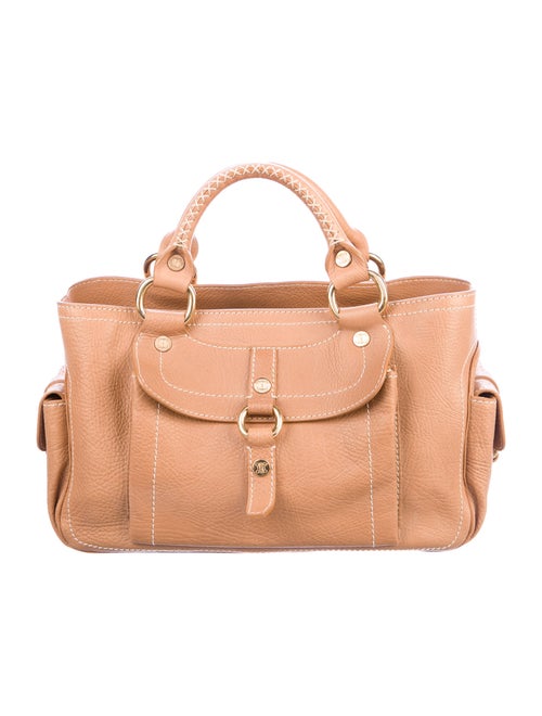 Celine Vintage Leather Tote Tan