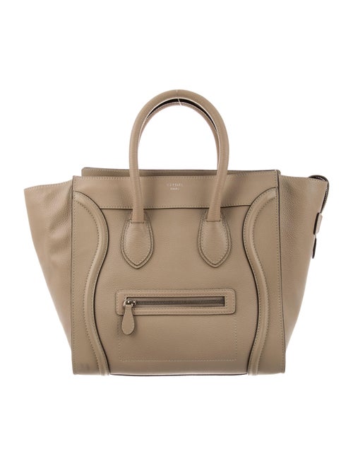 Celine Mini Luggage Tote silver