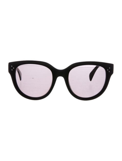 Celine Oversize Polarized Sunglasses Black