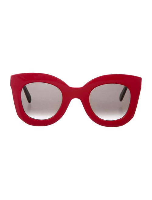 Celine Oversize Tinted Sunglasses Coral