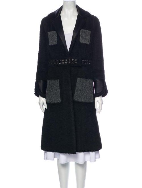 Celine Alpaca Coat Black