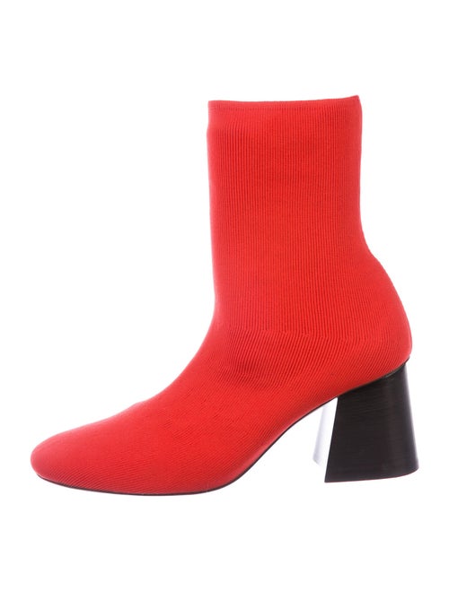 Celine Sock Boots Red