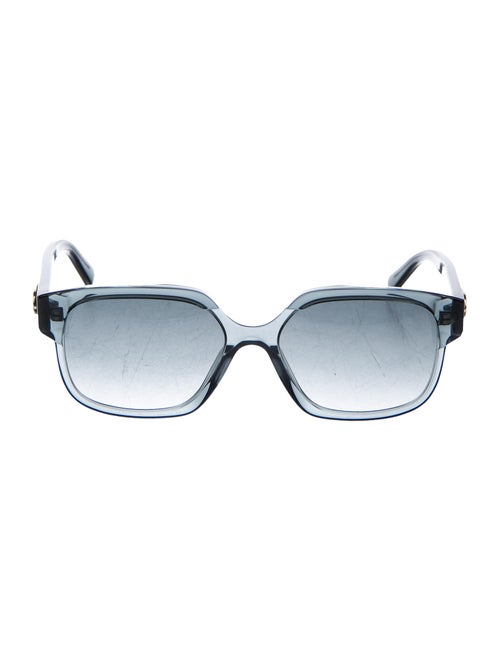 Celine Emma Square Sunglasses Navy