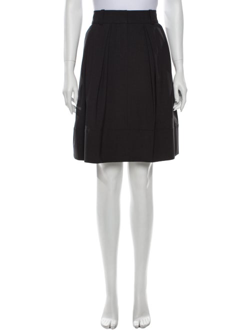 Celine Wool Knee-Length Skirt Wool