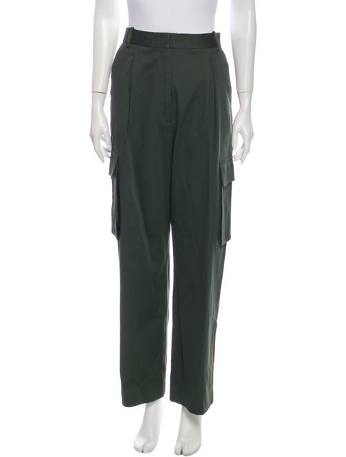Celine Wide Leg Pants Green