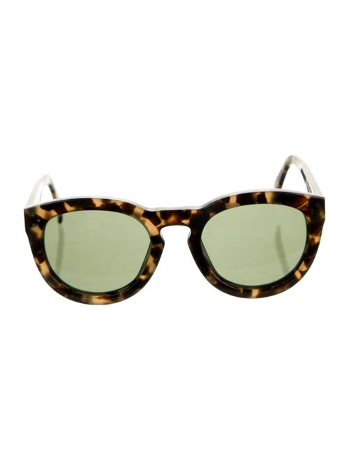 Celine Tinted Round Sunglasses Brown