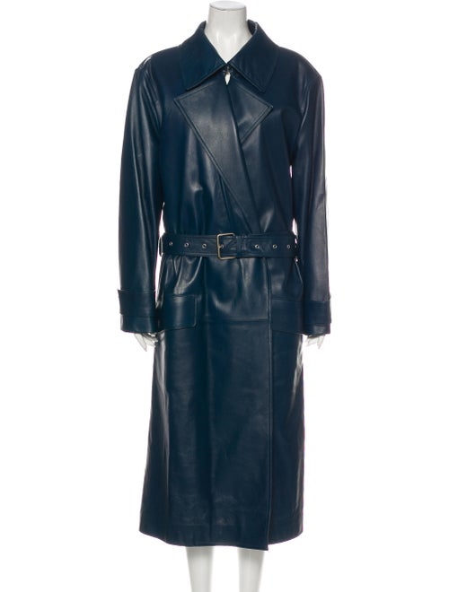 Celine 2015 Trench Coat Blue