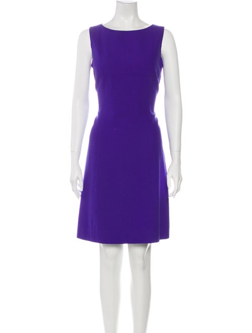 Celine Vintage Knee-Length Dress Blue