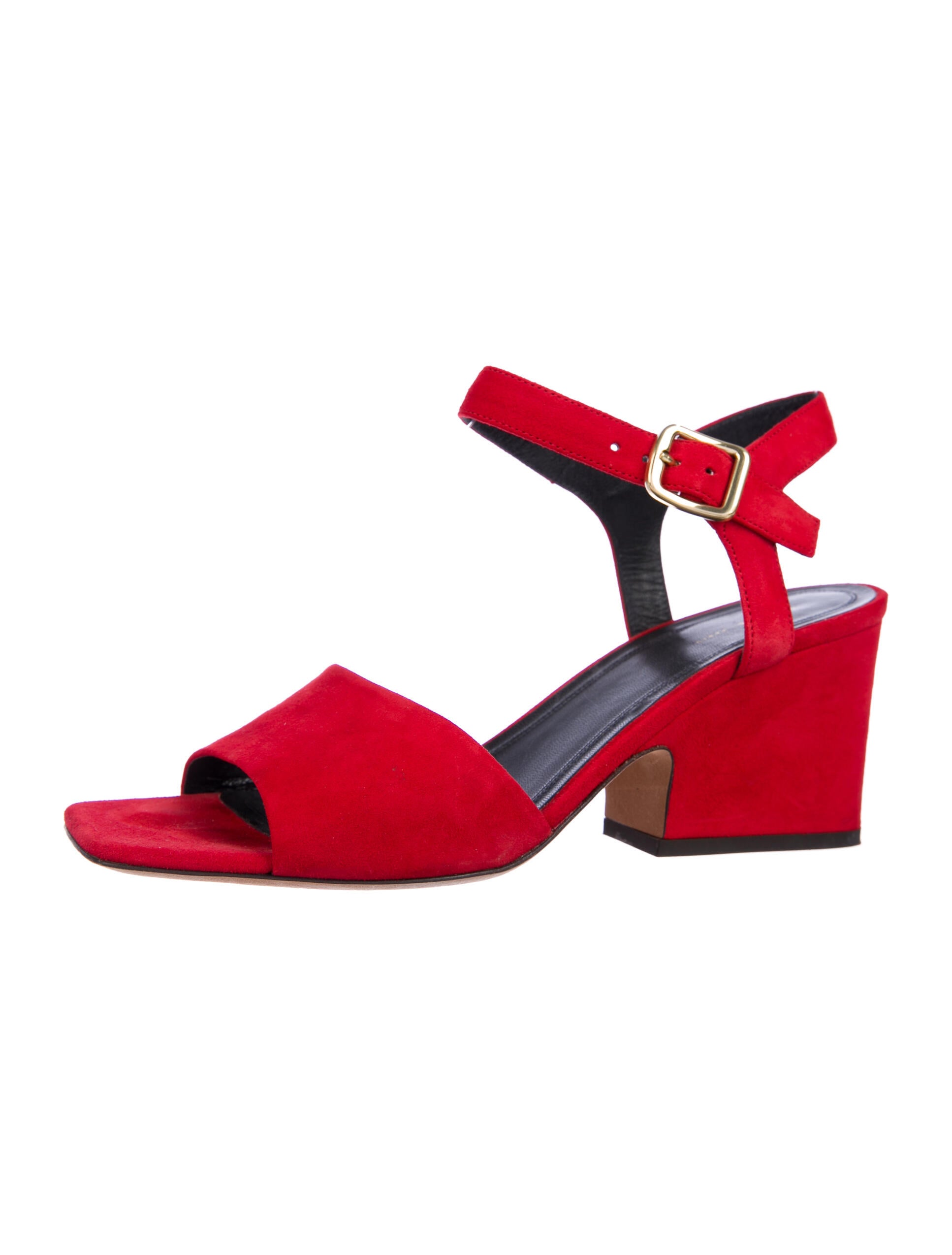 celine red sandals