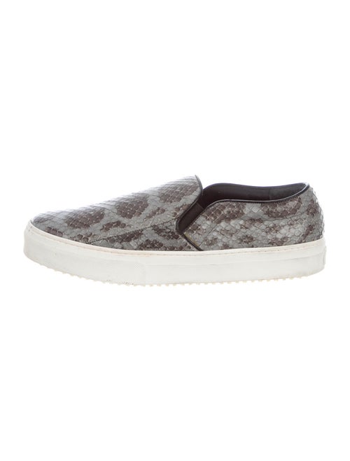 Celine Snakeskin Sneakers Grey