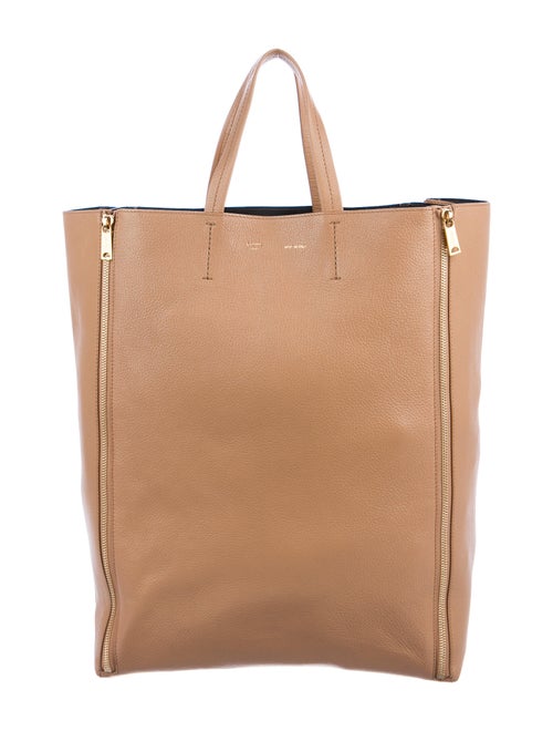 Celine Vertical Gusset Cabas Tote gold