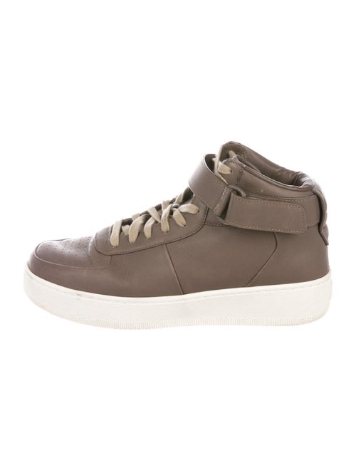 Celine Leather Sneakers Brown