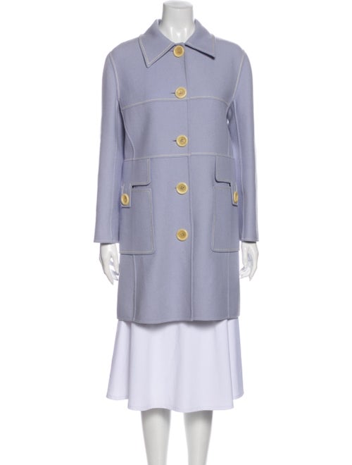 Celine Wool Trench Coat Wool