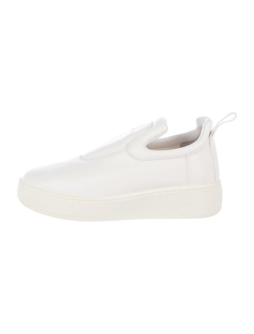 Celine Leather Sneakers White