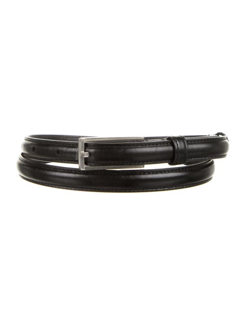 Celine Leather Belt Black