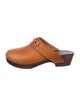 Celine Les Bois Clogs Leather Mules